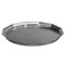 Service Ideas Paneled Tray with Removable Insert, 14"diameter, Stainless Steel, Brushed TRPN1614RIBS - alternate 2